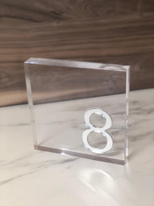 Block Table Number SET OF 10